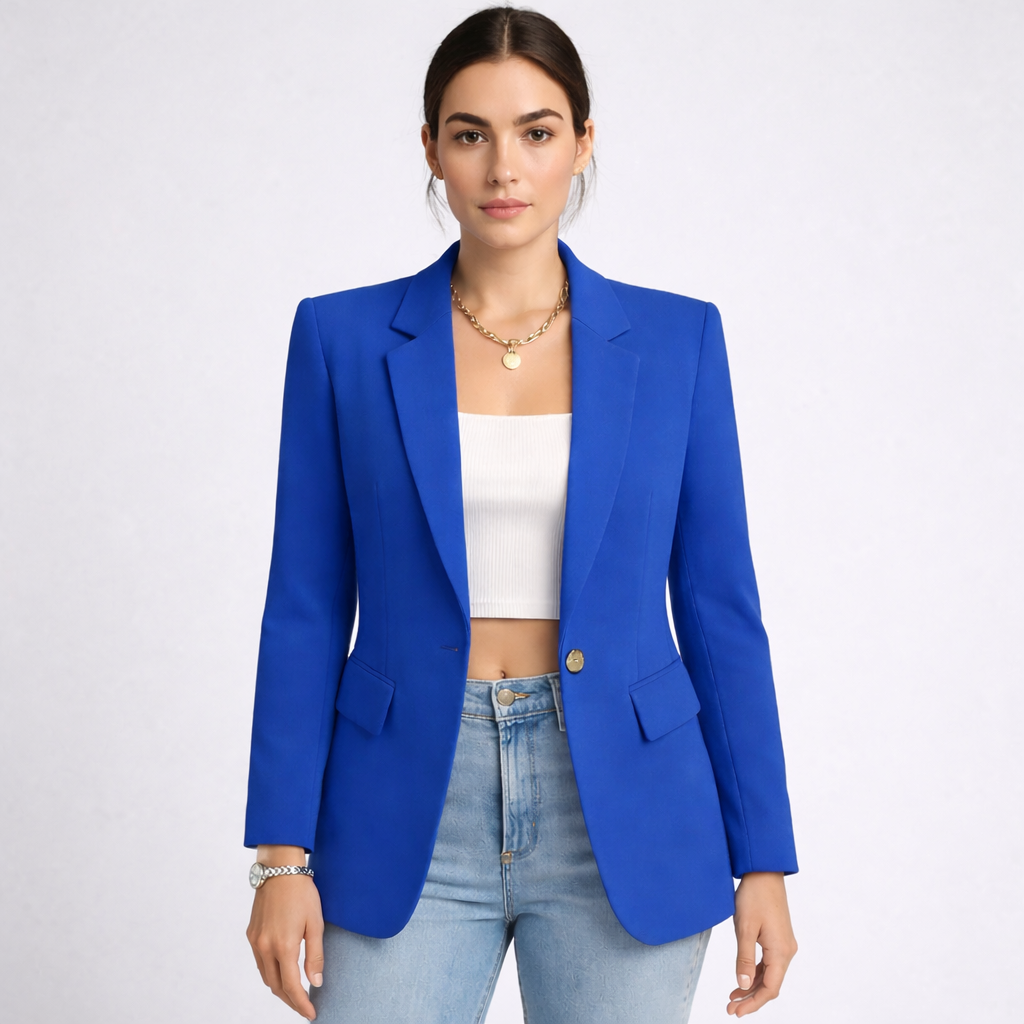 Constance-Blanche | Women's Tailored Notch-Lapel Blazer