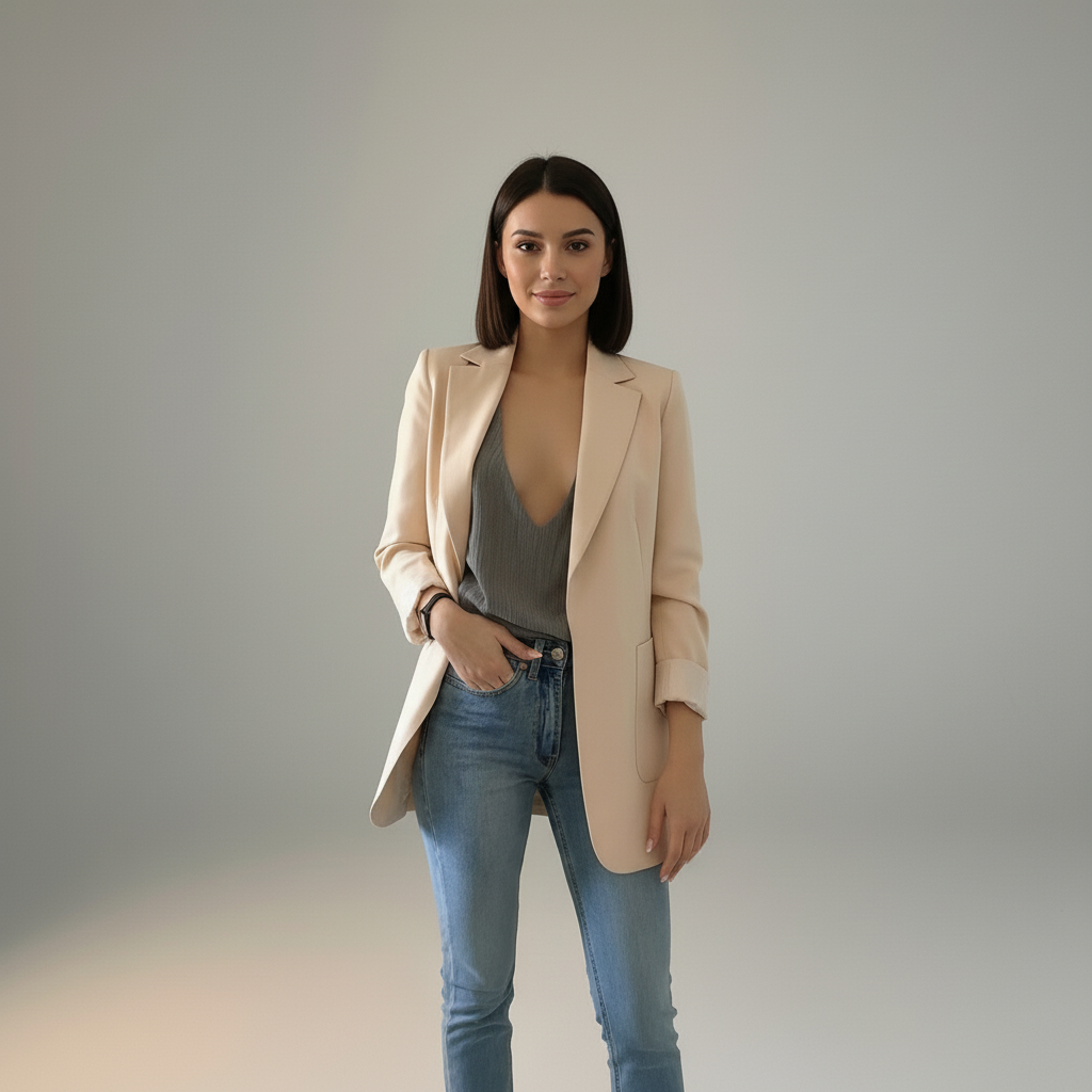 Lottie-Matilda | Women's Tailored Notch-Lapel Blazer