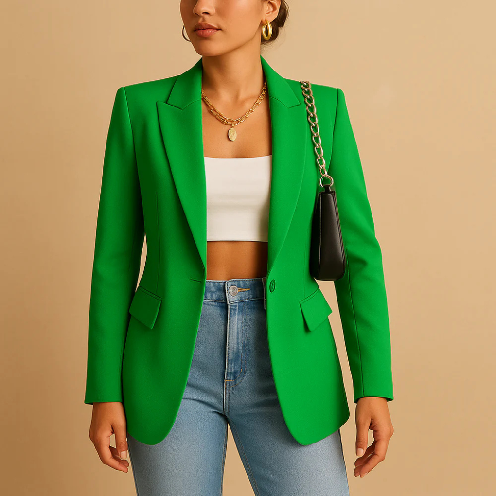 Constance-Blanche | Women's Tailored Notch-Lapel Blazer