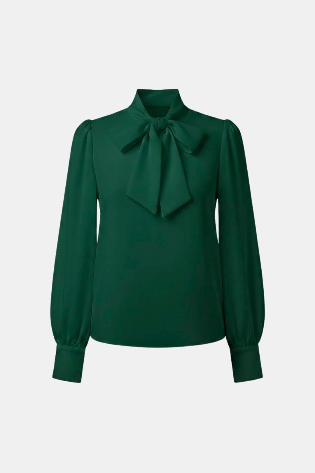 Vera | Women's Tie-Neck Satin-Feel Blouse