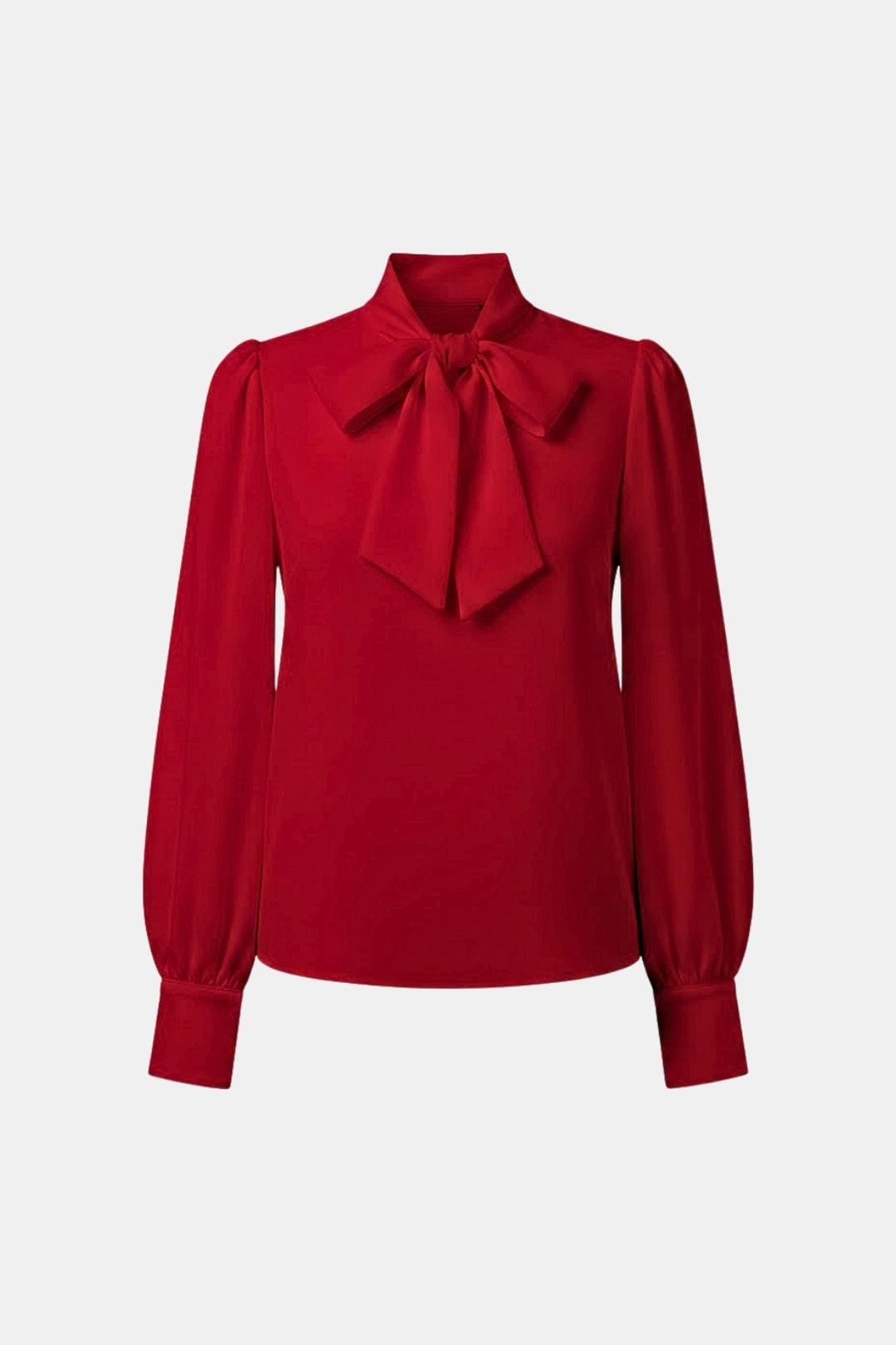 Vera | Women's Tie-Neck Satin-Feel Blouse