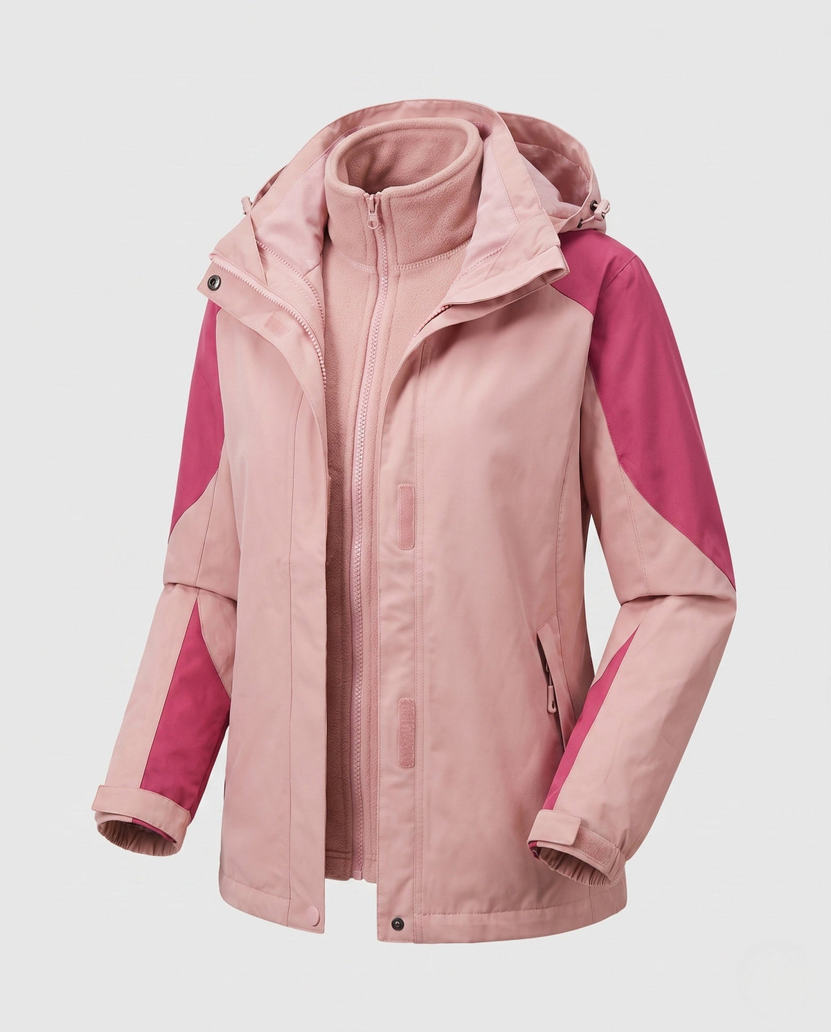 Mercedes | Women's Two-in-One Denim-Style Softshell Jacket with Removable Fleece