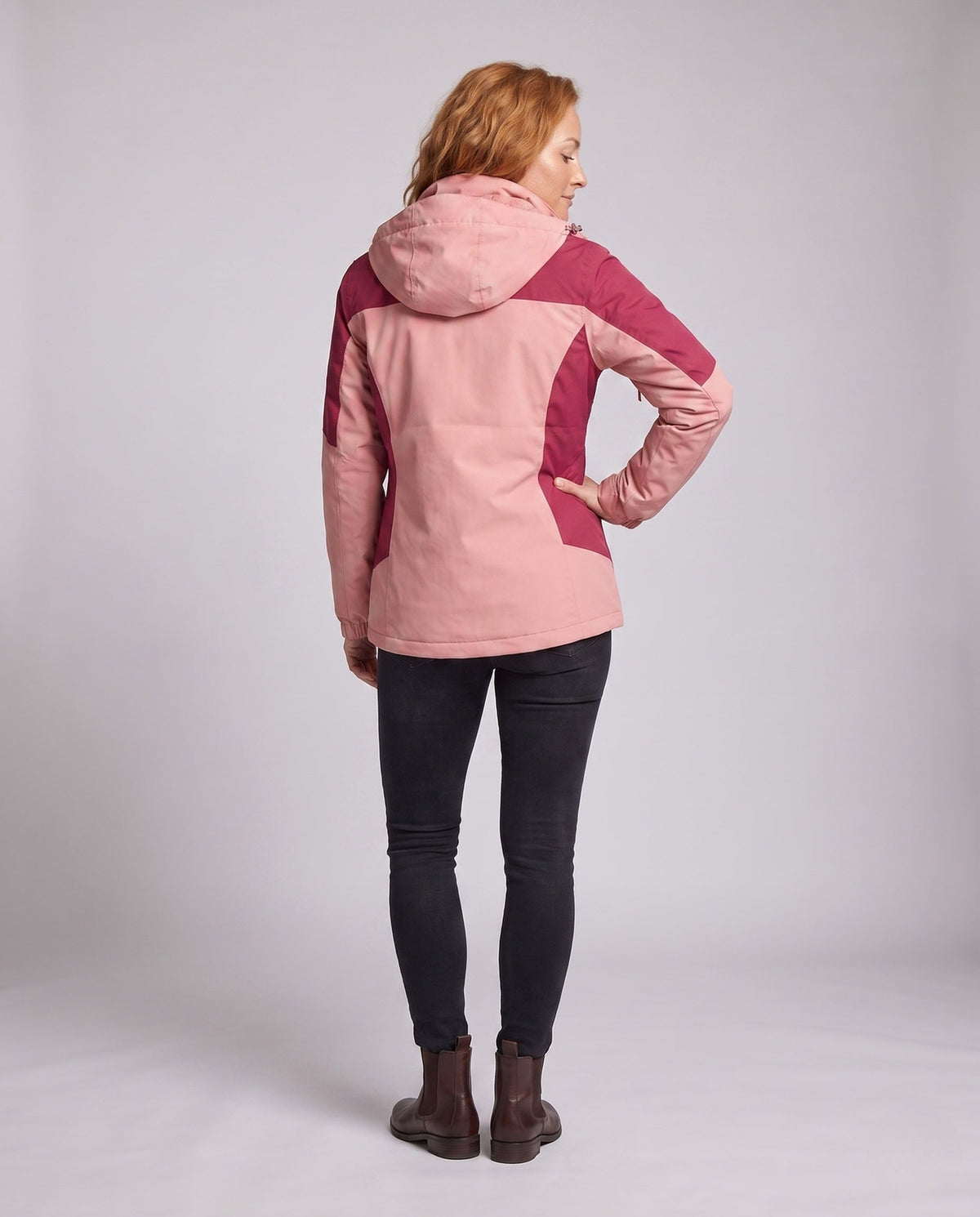 Mercedes | Women's Two-in-One Denim-Style Softshell Jacket with Removable Fleece