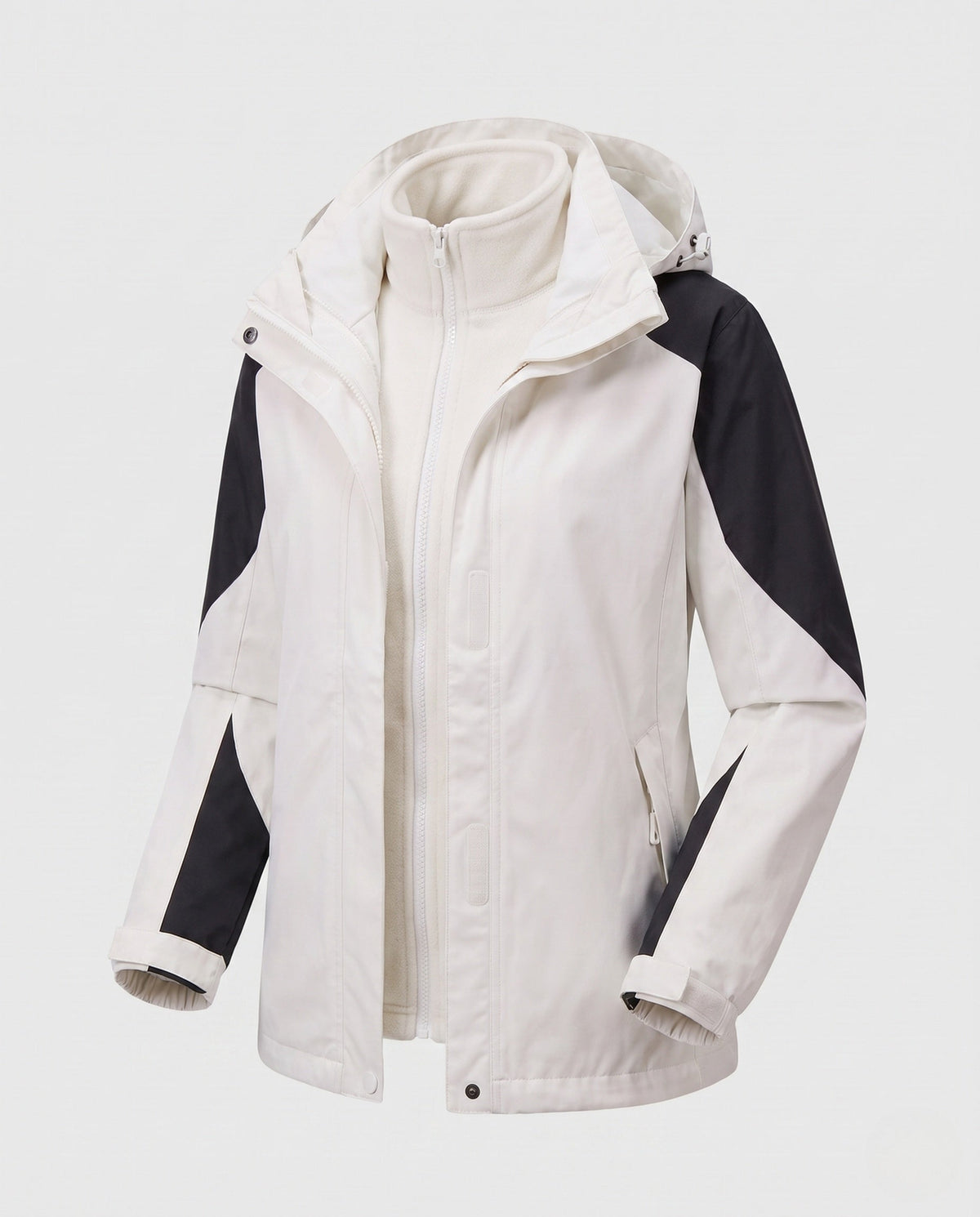 Mercedes | Women's Two-in-One Denim-Style Softshell Jacket with Removable Fleece