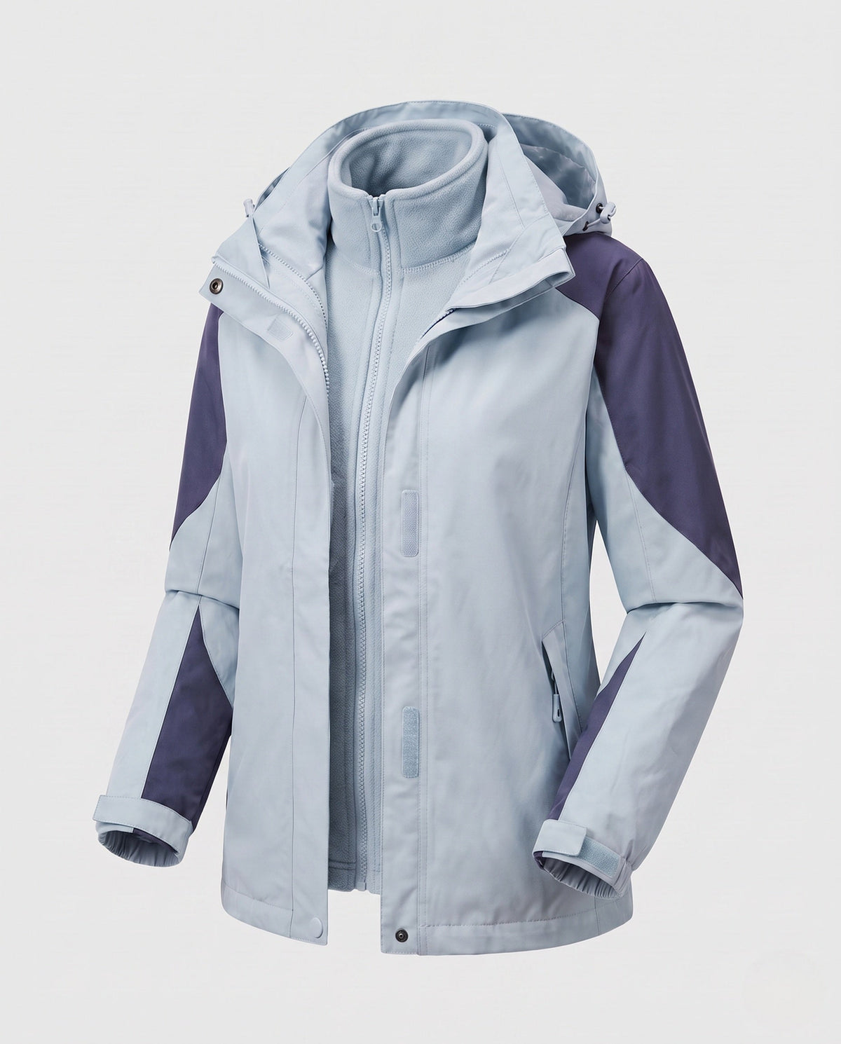 Mercedes | Women's Two-in-One Denim-Style Softshell Jacket with Removable Fleece
