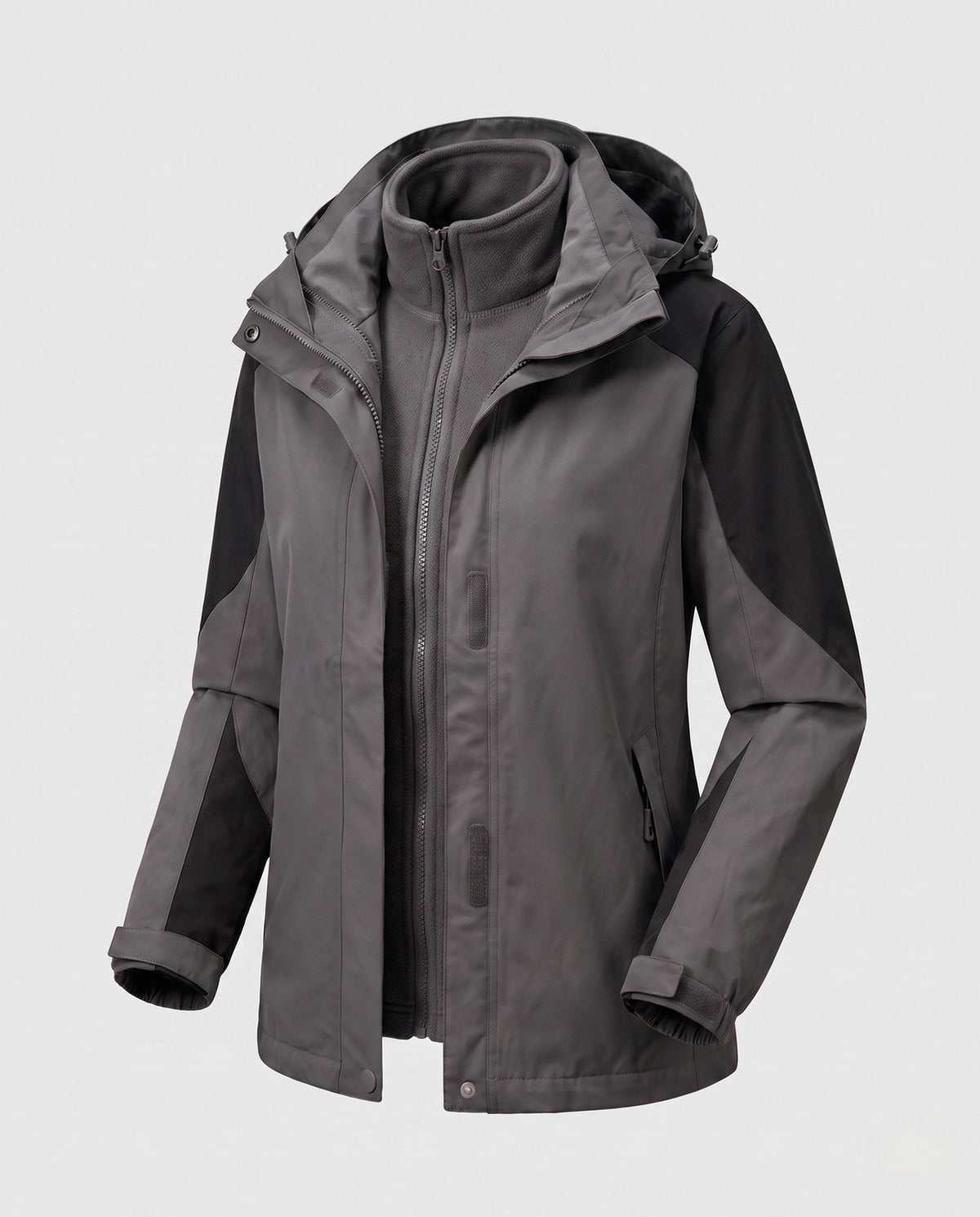 Mercedes | Women's Two-in-One Denim-Style Softshell Jacket with Removable Fleece