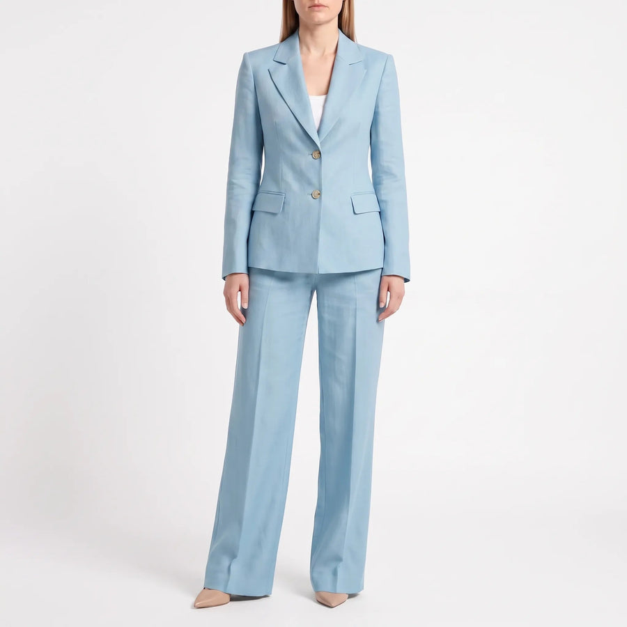 Camilla-Phyllis | Women's Two-Piece Wide-Leg Trouser Suit