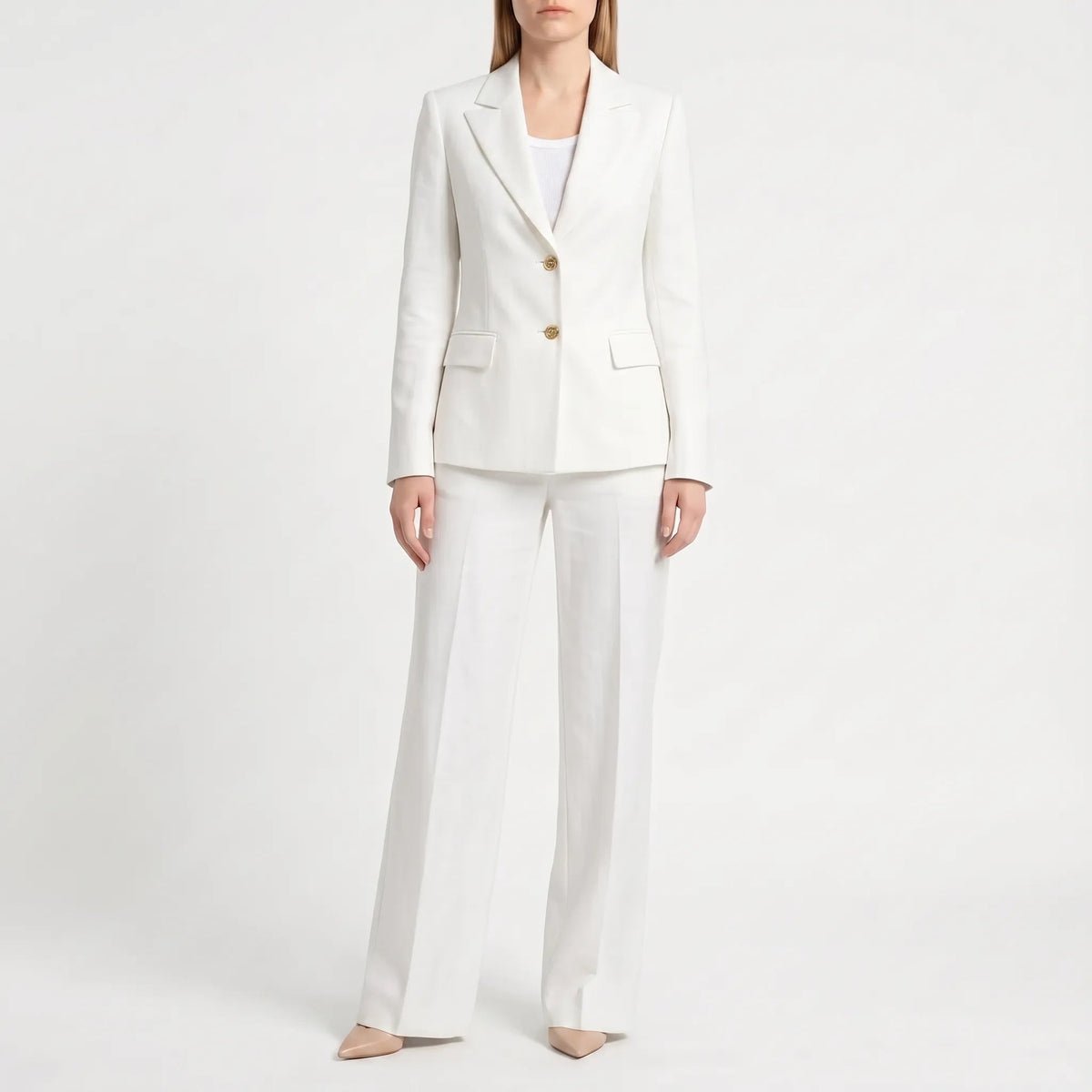 Camilla-Phyllis | Women's Two-Piece Wide-Leg Trouser Suit