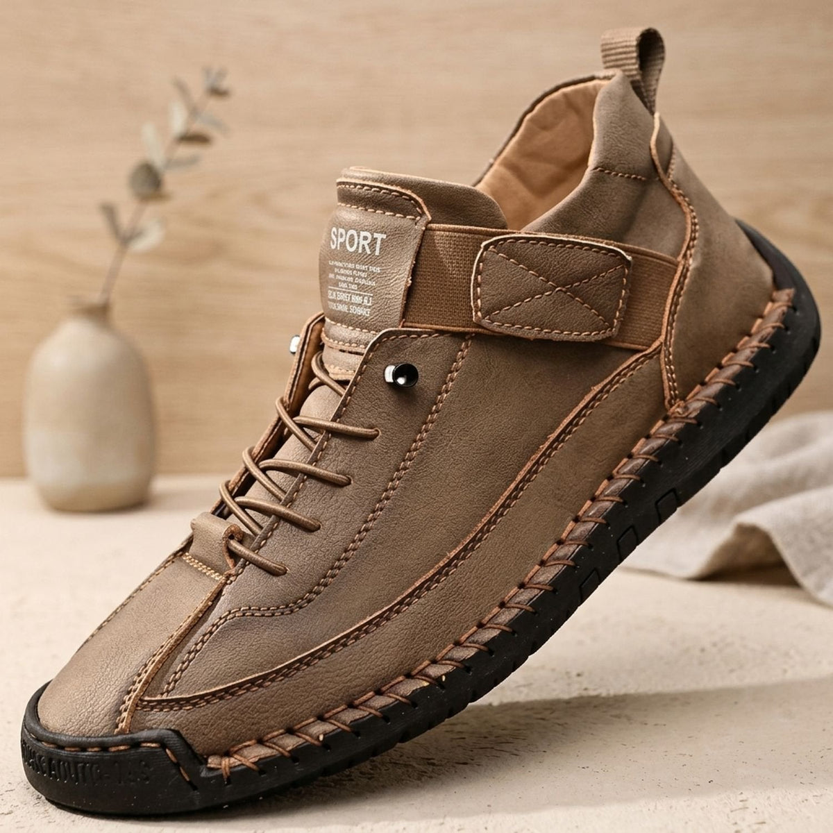 Sybil-Camilla | Women's Wide-Toe Arch-Support Lace-Up Sneakers