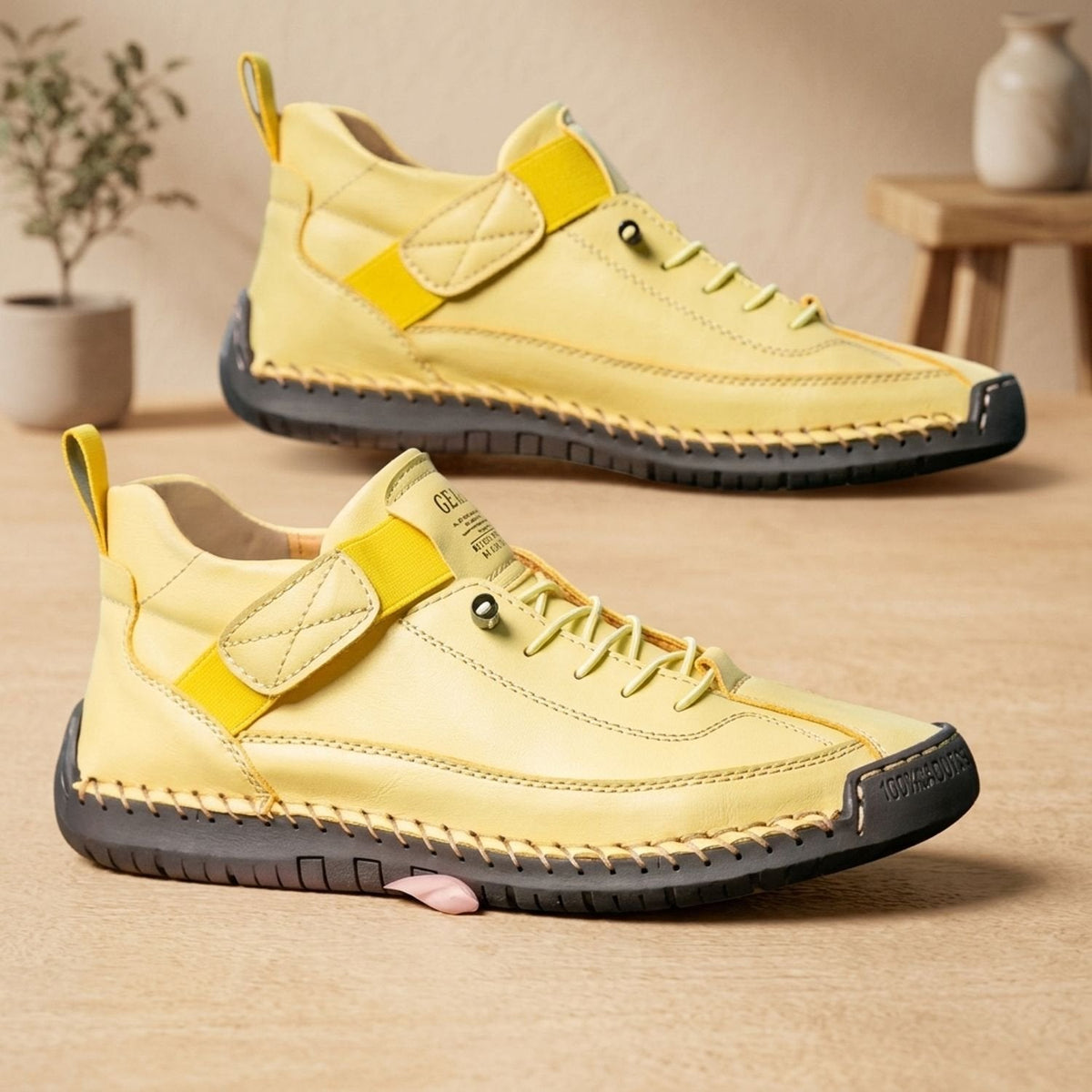 Sybil-Camilla | Women's Wide-Toe Arch-Support Lace-Up Sneakers
