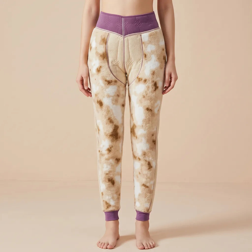 Lillian-Lavinia | Women's Wool Fleece-Lined Thermal Leggings