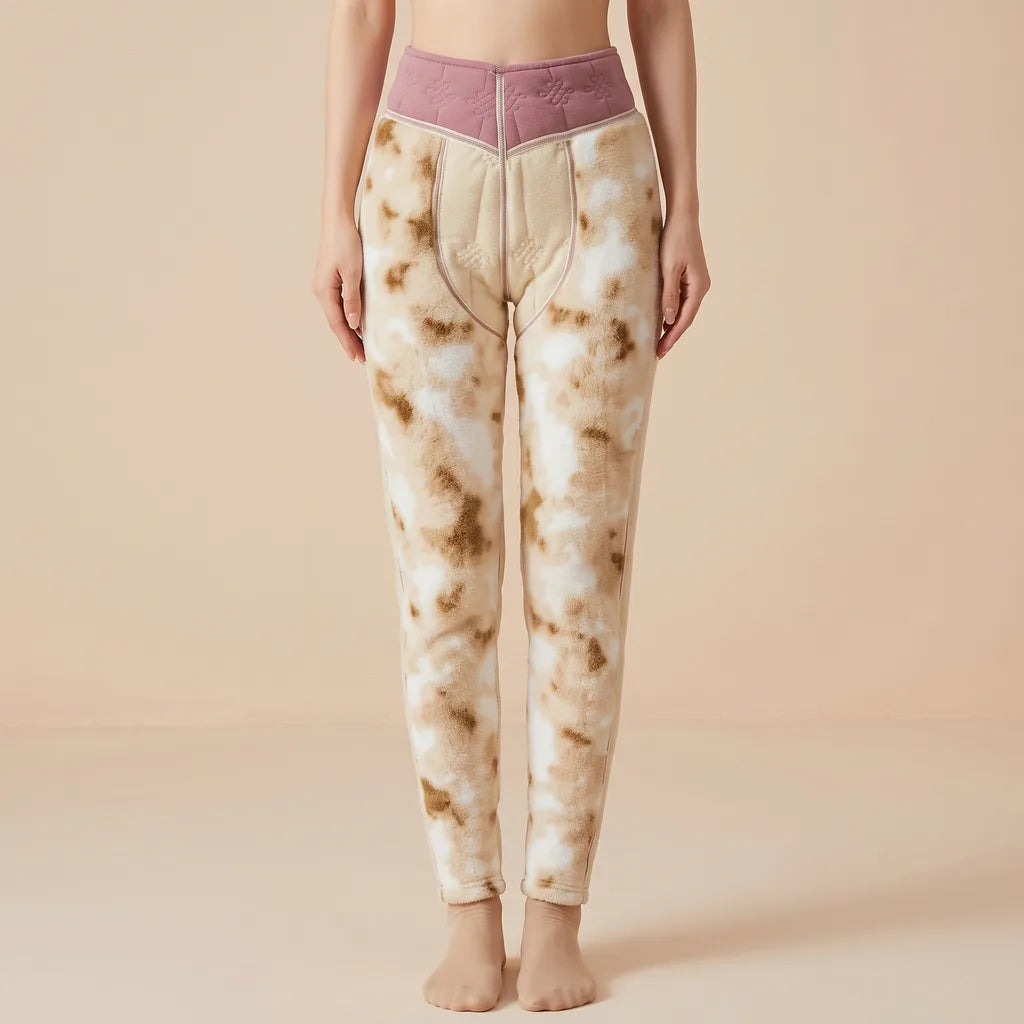 Lillian-Lavinia | Women's Wool Fleece-Lined Thermal Leggings
