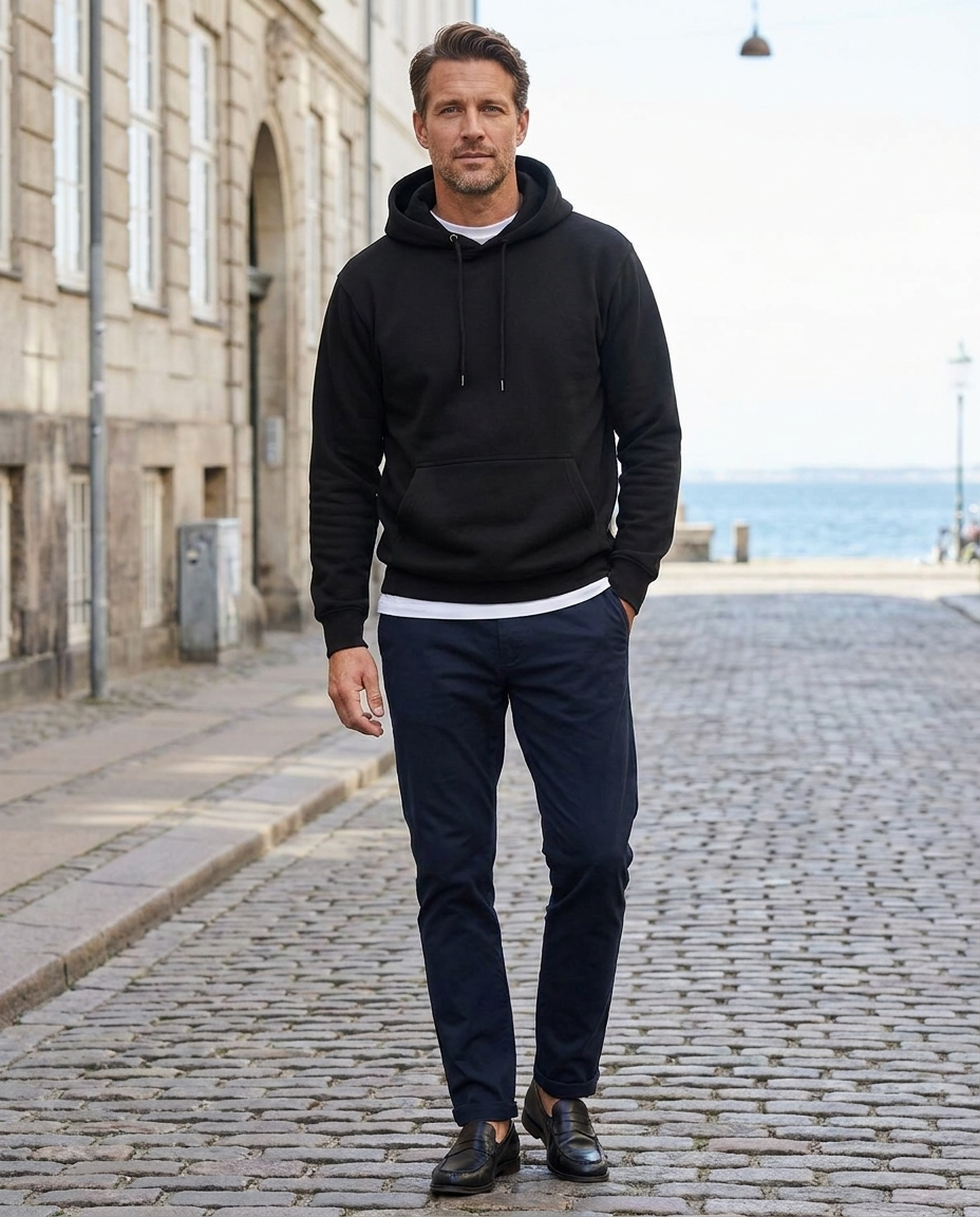 Julian | Men's Essential Relax Fit Hoodie