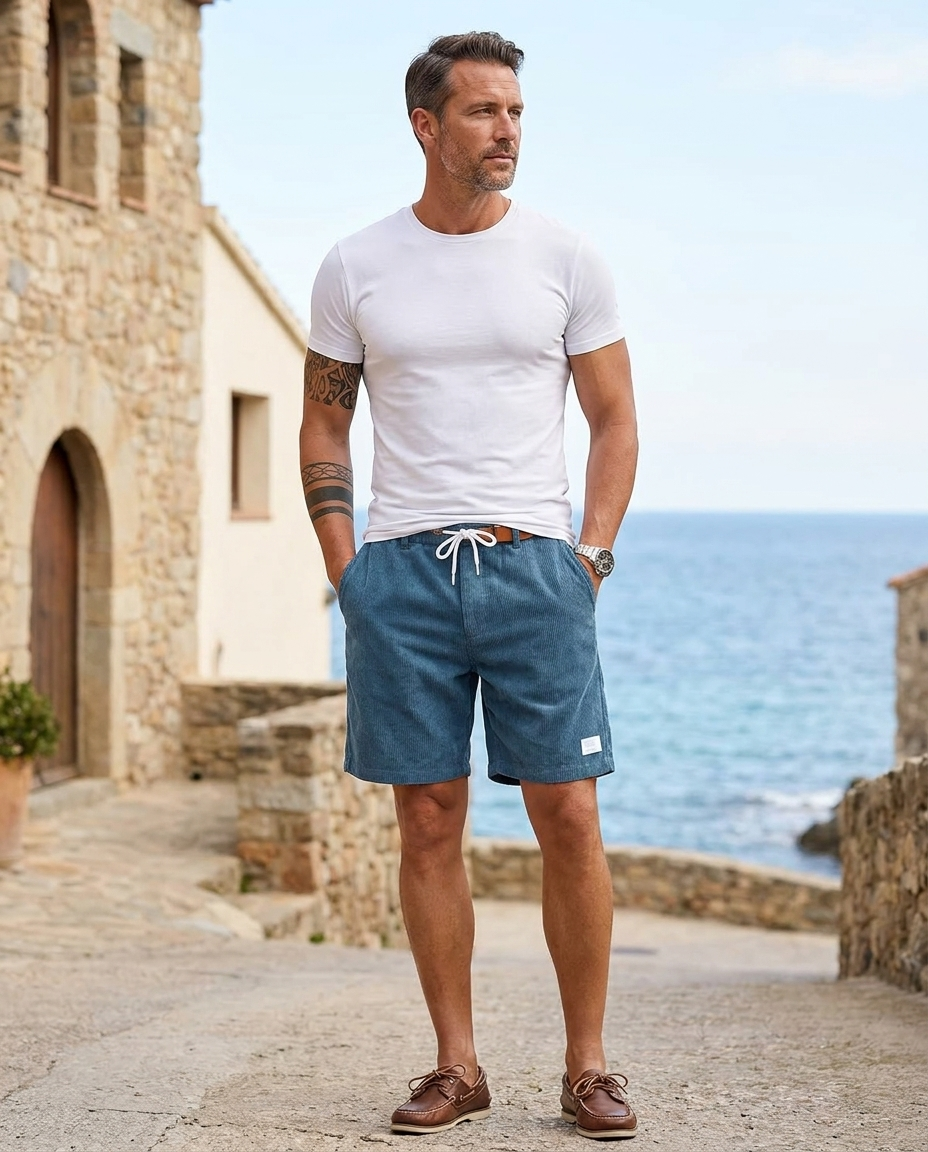 Lucas | Men's Summer Casual Drawstring Shorts