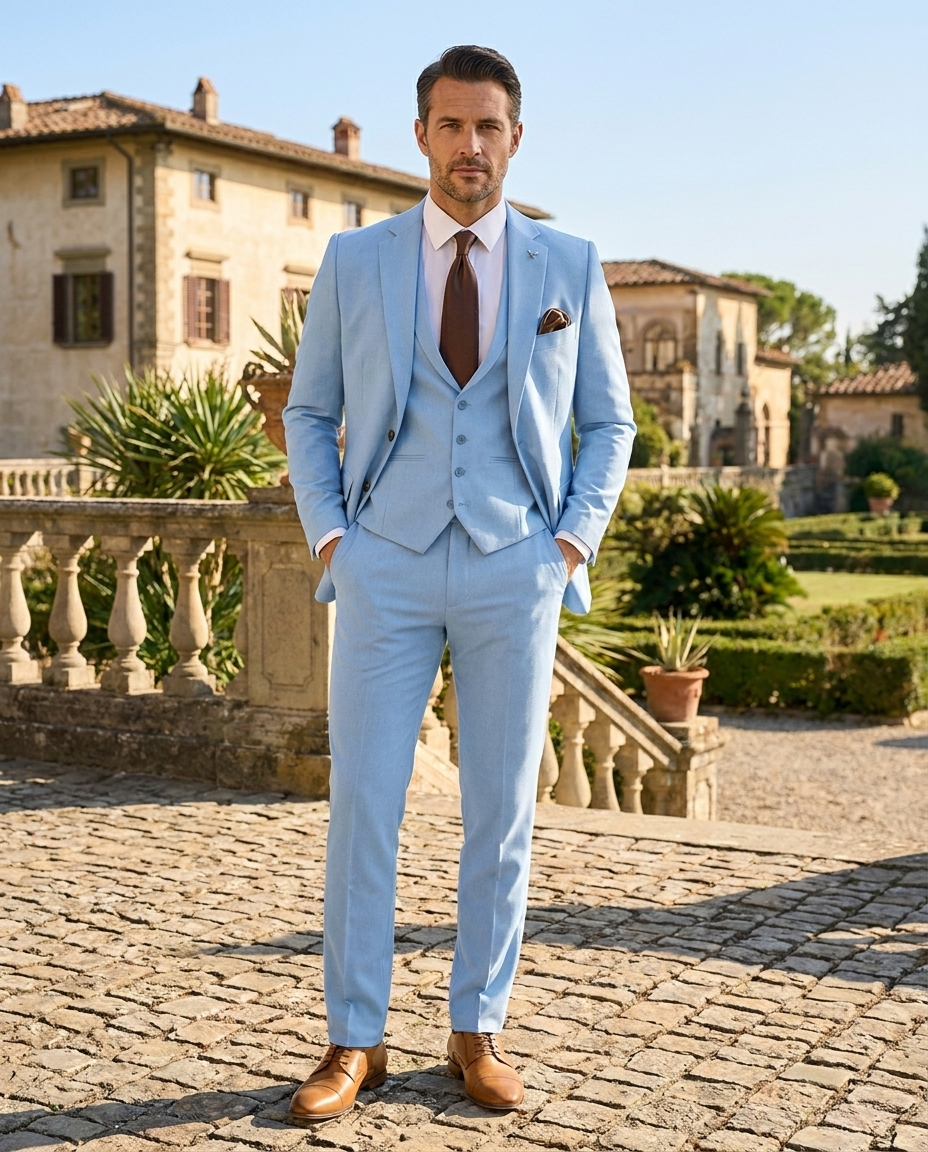 Cameron | Men's Spring Modern Three Piece Suit Set