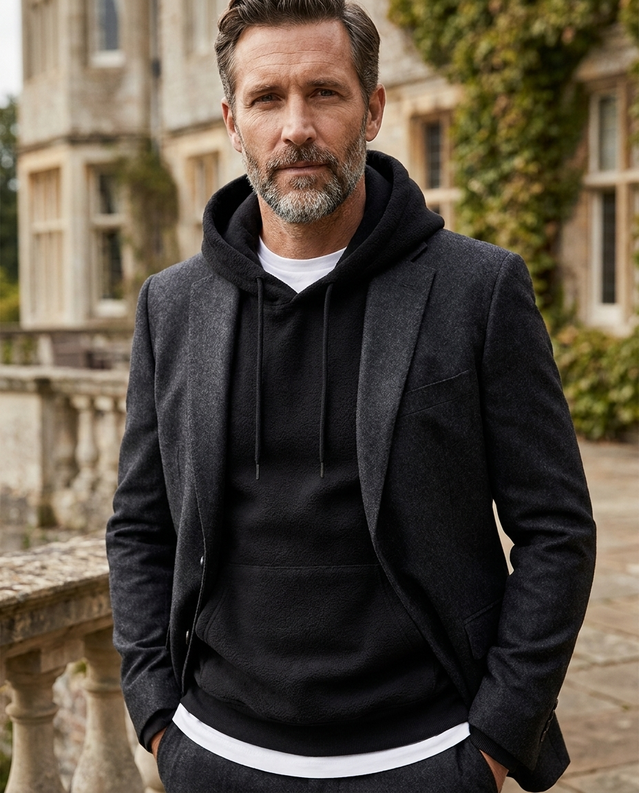 Julian | Men's Essential Relax Fit Hoodie