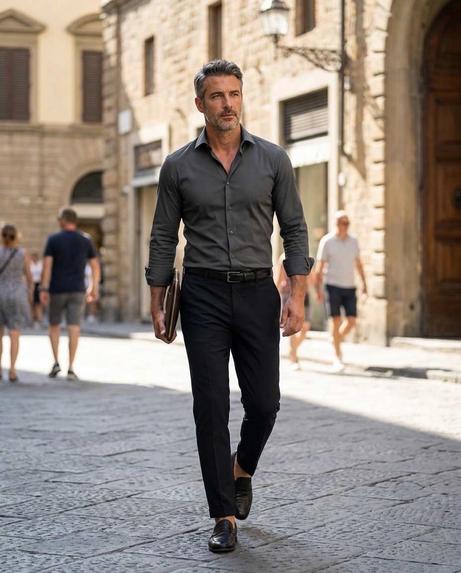 William | Men's Long Sleeve Smart Style Shirt