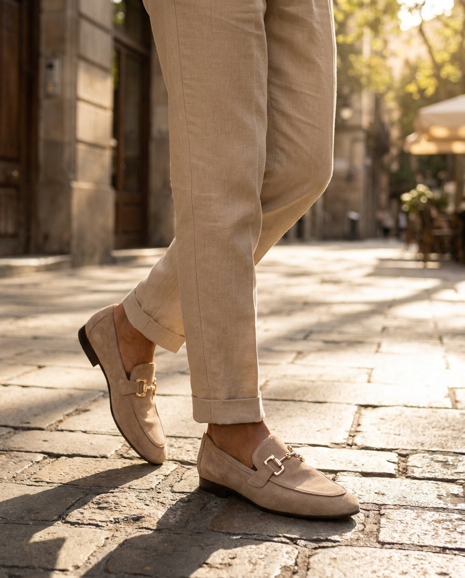 Edward | Men's Slip On Metal Detail Loafers