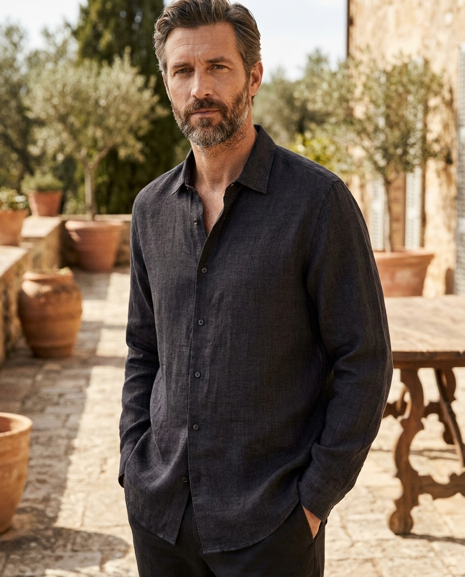 Charles | Men Classic Button Down Long Sleeve Shirt