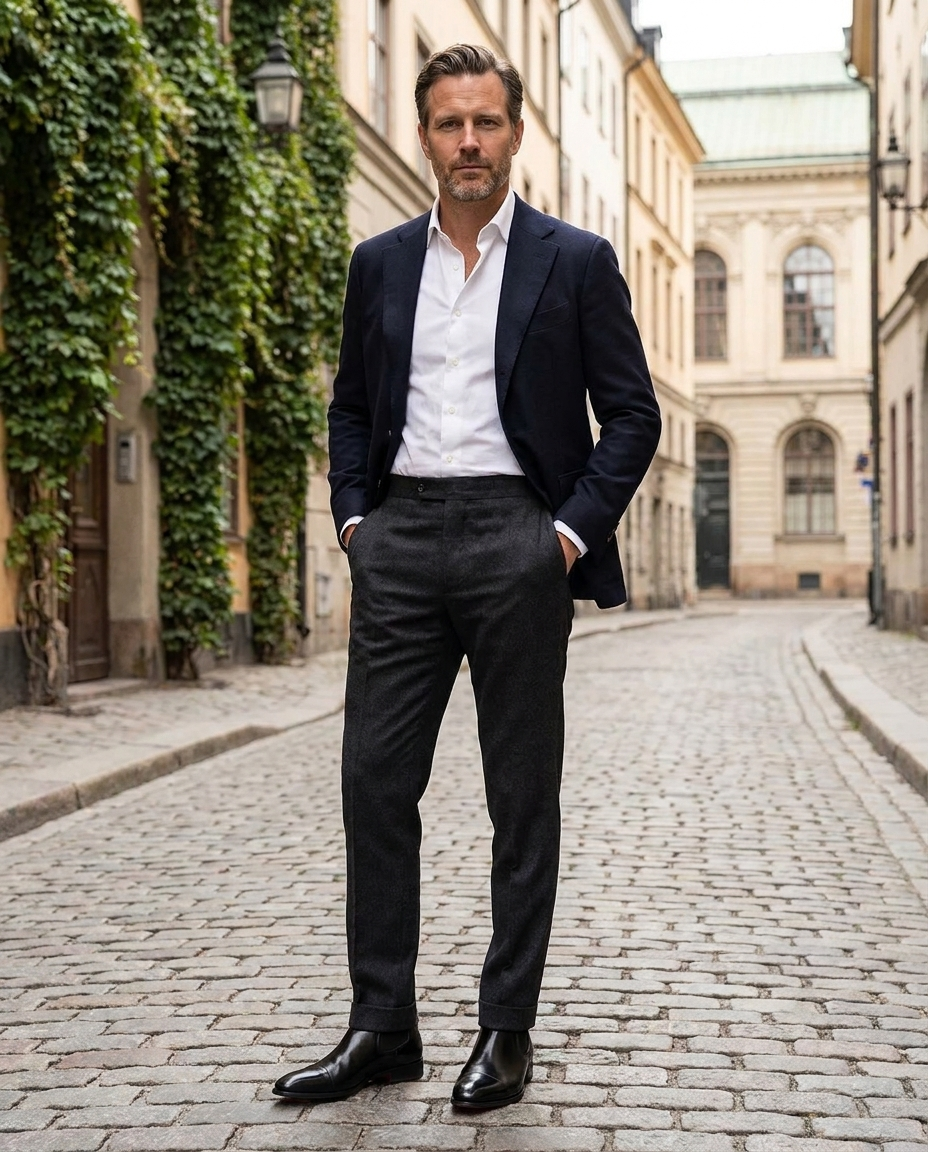 Daniel | Men's Elegant Leather Slip On Boots