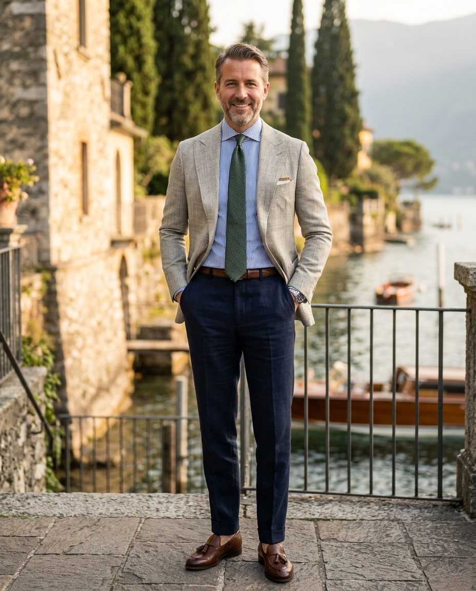 Harold | Men's Spring Textured Tailored Blazer Jacket