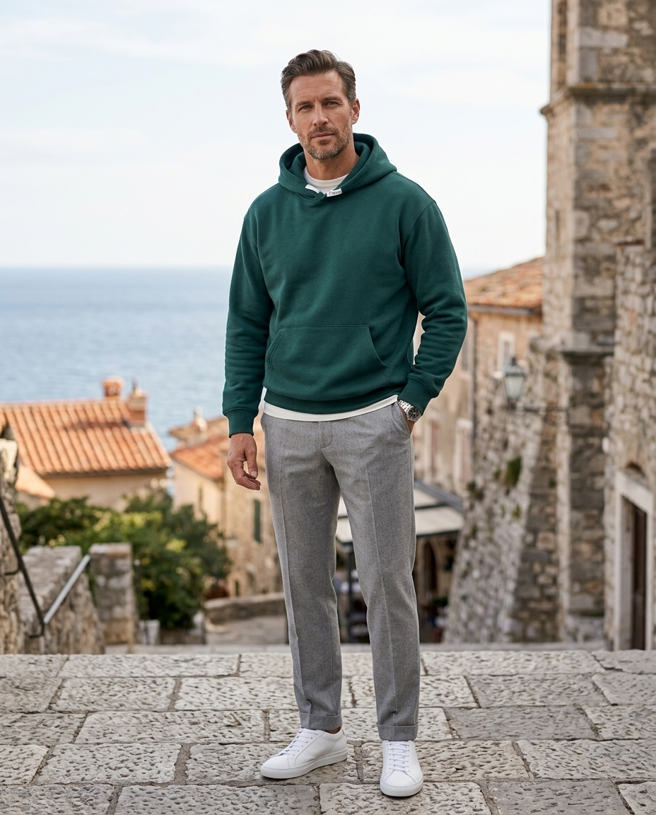 Julian | Men's Essential Relax Fit Hoodie