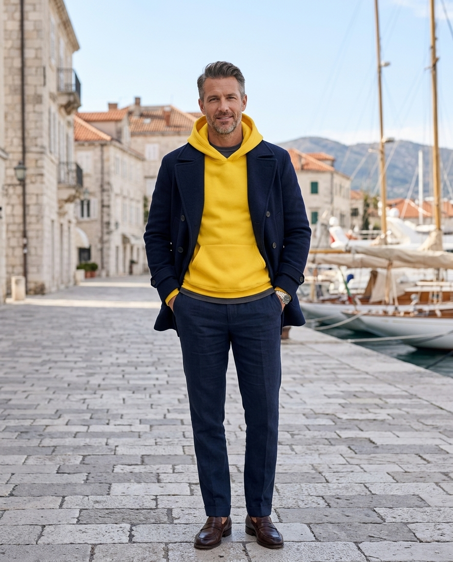 Julian | Men's Essential Relax Fit Hoodie
