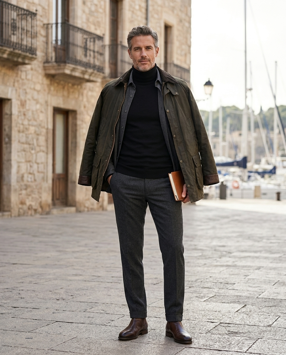 Aaron | Men's Spring Classic Slim Fit Turtleneck Sweater