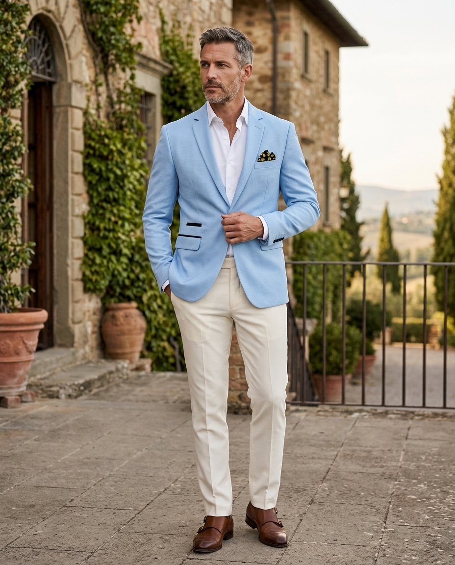 Bradley | Men's Tailored Single Breasted Suit Blazer