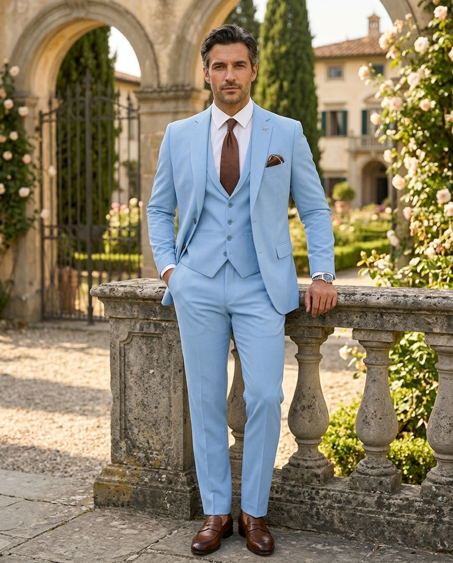 Cameron | Men's Spring Modern Three Piece Suit Set