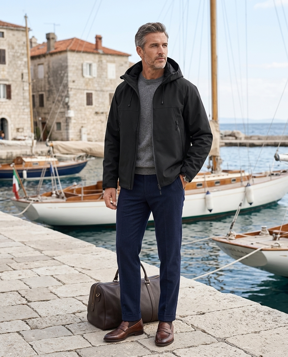Peter | Men's Waterproof Hooded Windproof Shell Jacket