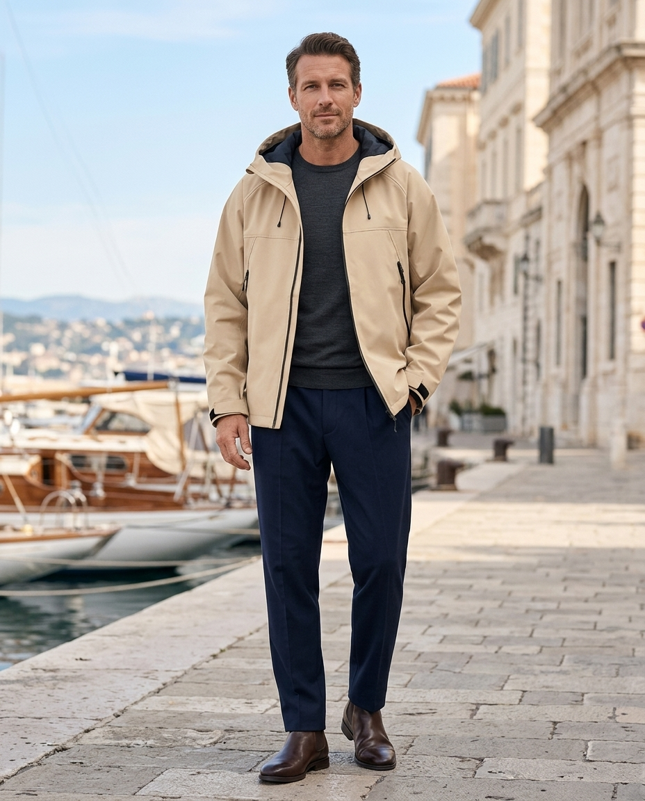 Peter | Men's Waterproof Hooded Windproof Shell Jacket