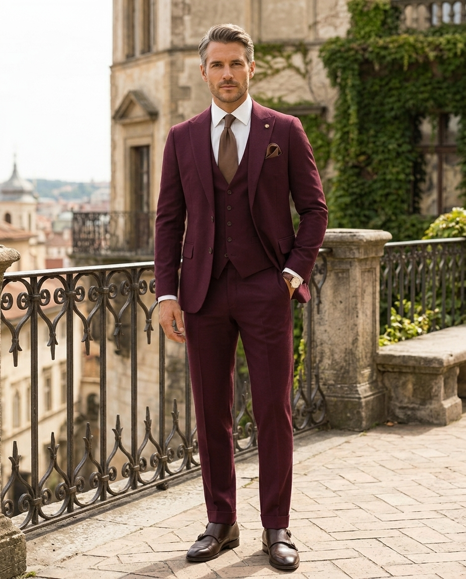 Cameron | Men's Spring Modern Three Piece Suit Set
