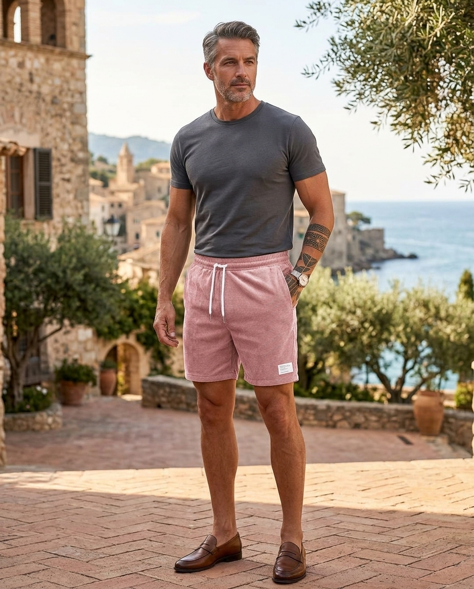 Lucas | Men's Summer Casual Drawstring Shorts