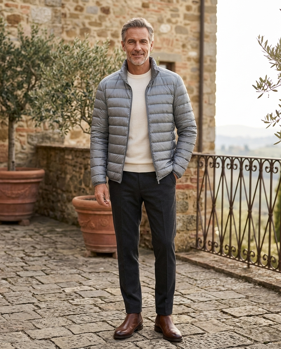 Marcus | Men's Lightweight Packable Puffer Jacket
