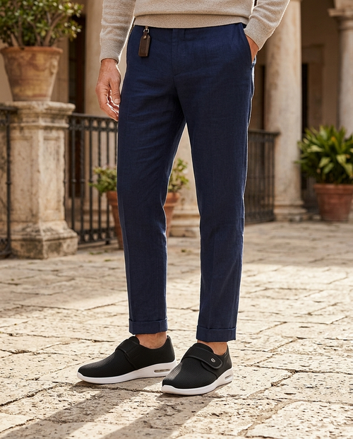 Vincent | Men's Touch-Strap Slip On Loafers