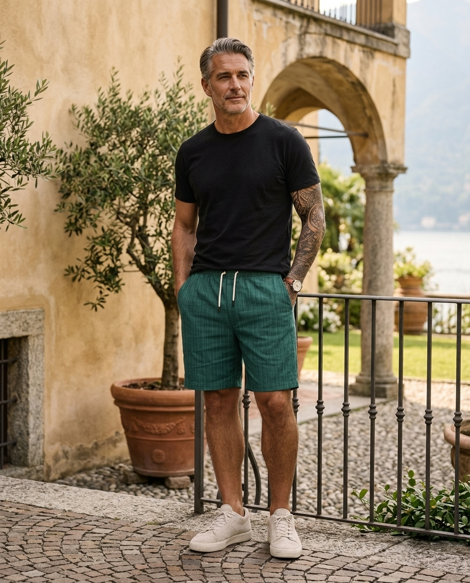 Cedric | Men's Linen Breathable Summer Shorts