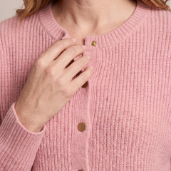 Noemi | Women's Button-Front Crew Neck Cardigan