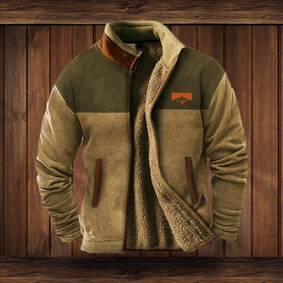 Sierra | Women's Sherpa-Lined Aztec Print Zip-Up Fleece Jacket