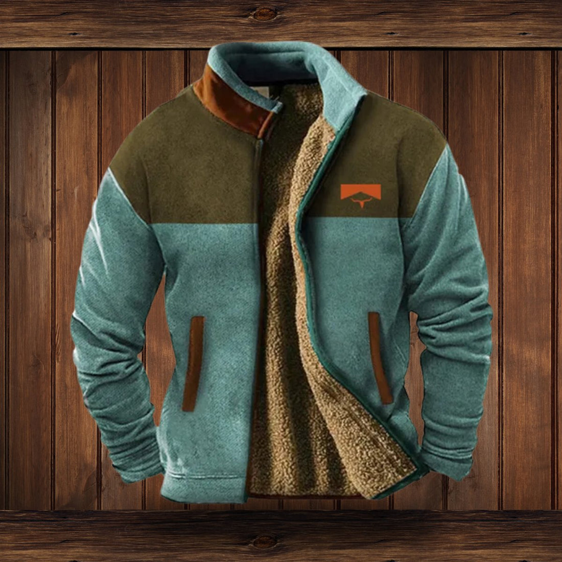 Sierra | Women's Sherpa-Lined Aztec Print Zip-Up Fleece Jacket