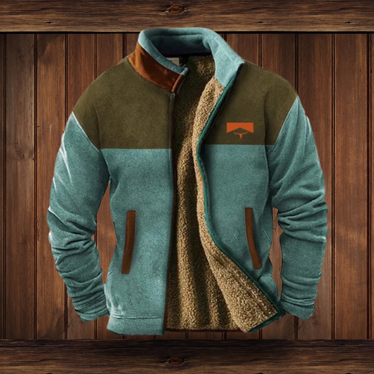 Sierra | Women's Sherpa-Lined Aztec Print Zip-Up Fleece Jacket