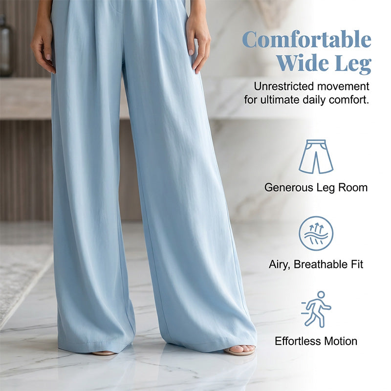 Francine | Women's V-Neck Wide-Leg Jumpsuit