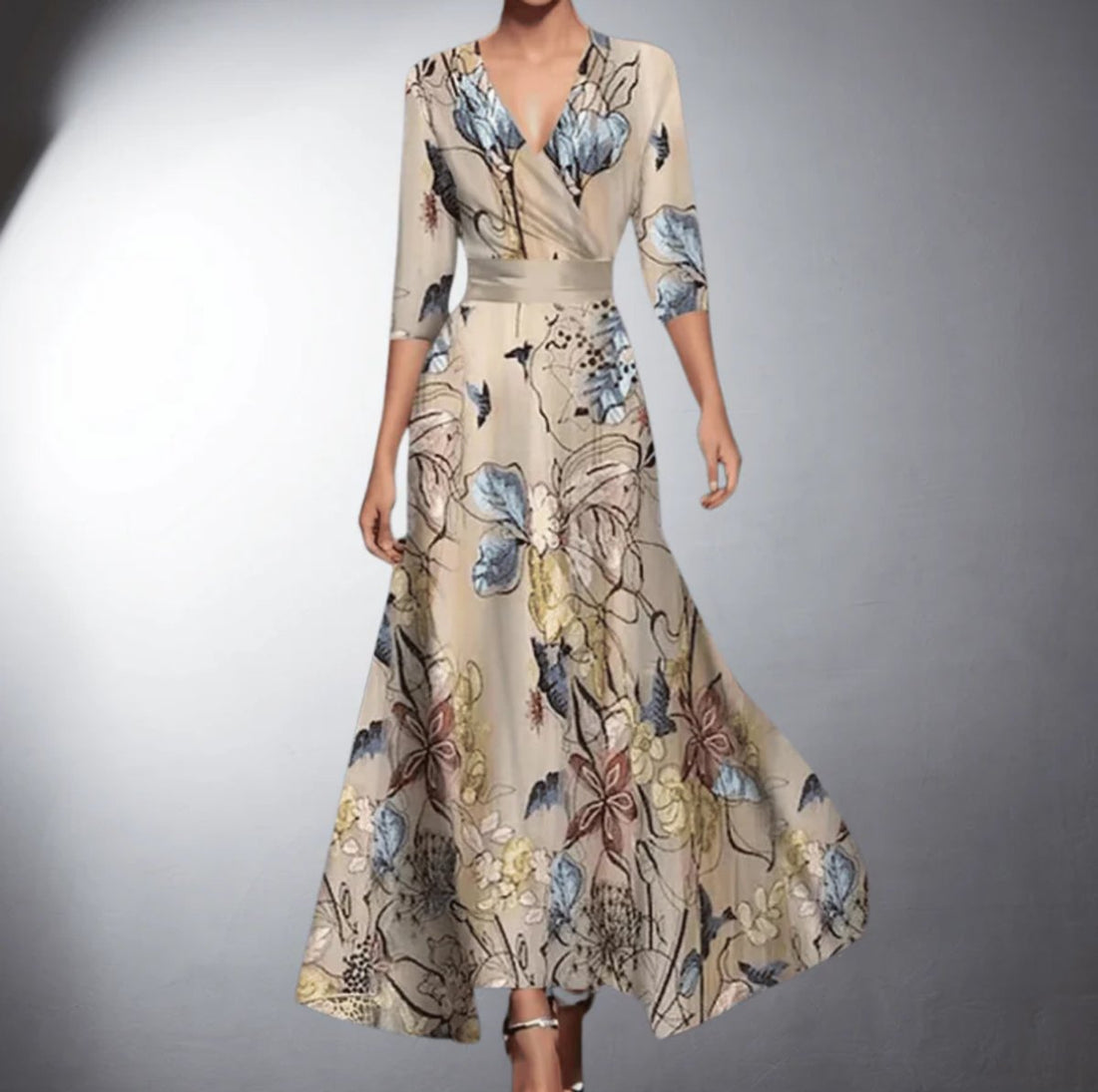 Lily | Women's Floral Wrap Maxi Dress