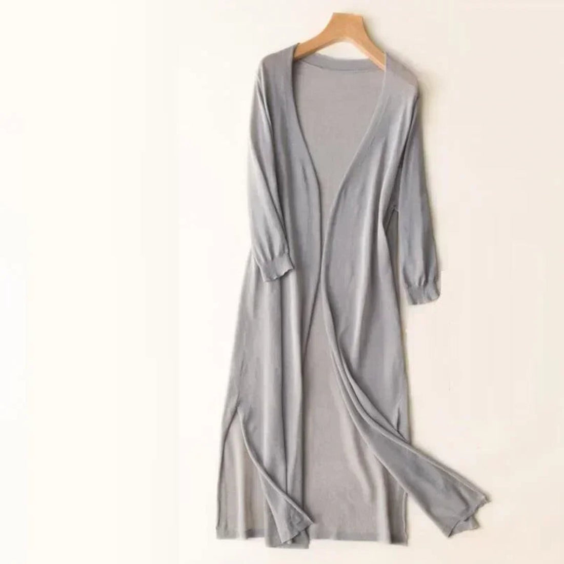 Sophie | Women's Lightweight Long Open-Front Knit Cardigan