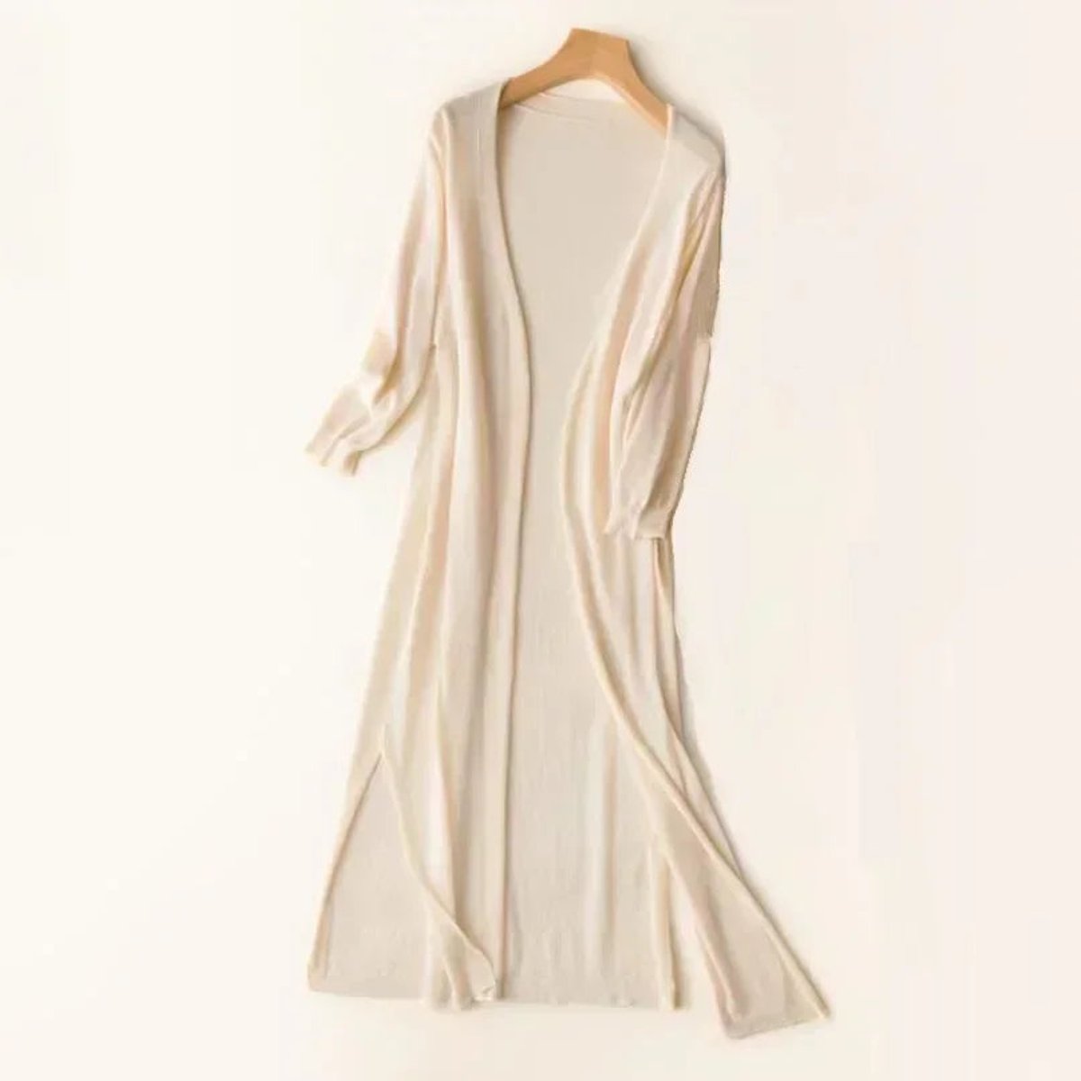 Sophie | Women's Lightweight Long Open-Front Knit Cardigan