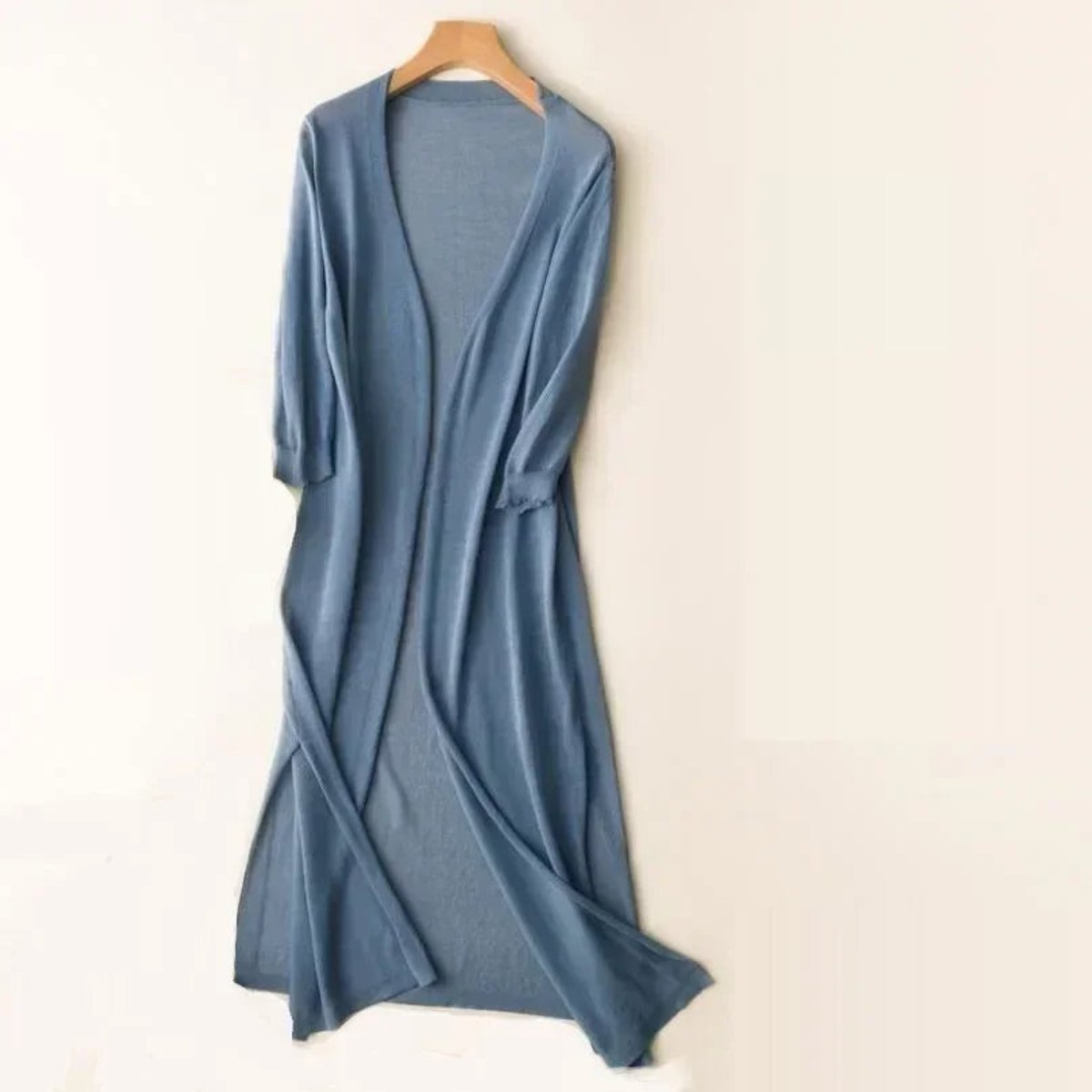 Sophie | Women's Lightweight Long Open-Front Knit Cardigan