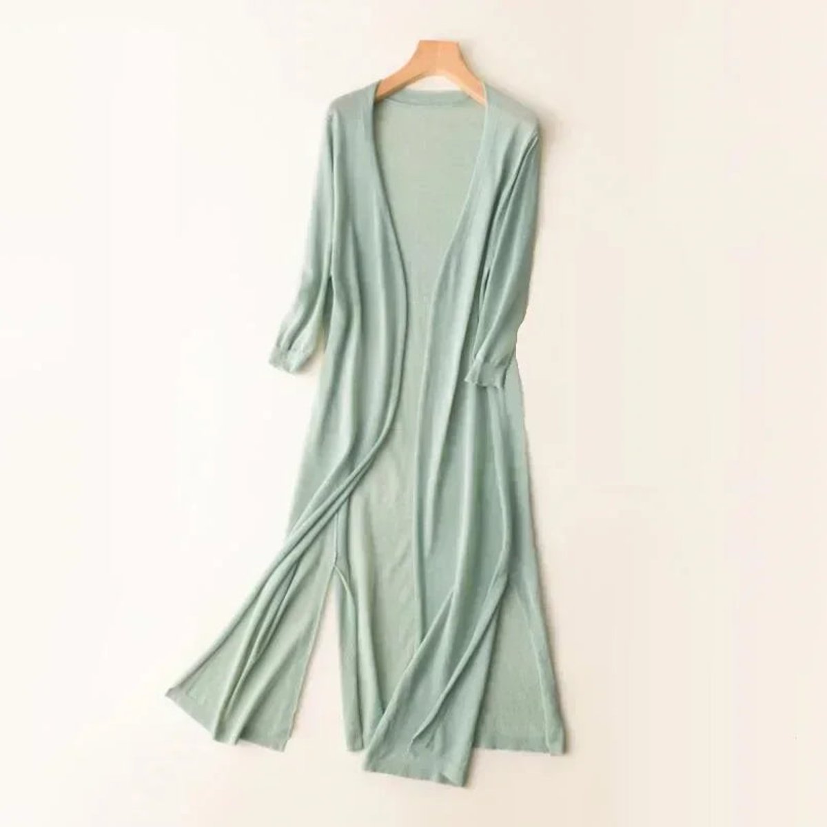 Sophie | Women's Lightweight Long Open-Front Knit Cardigan