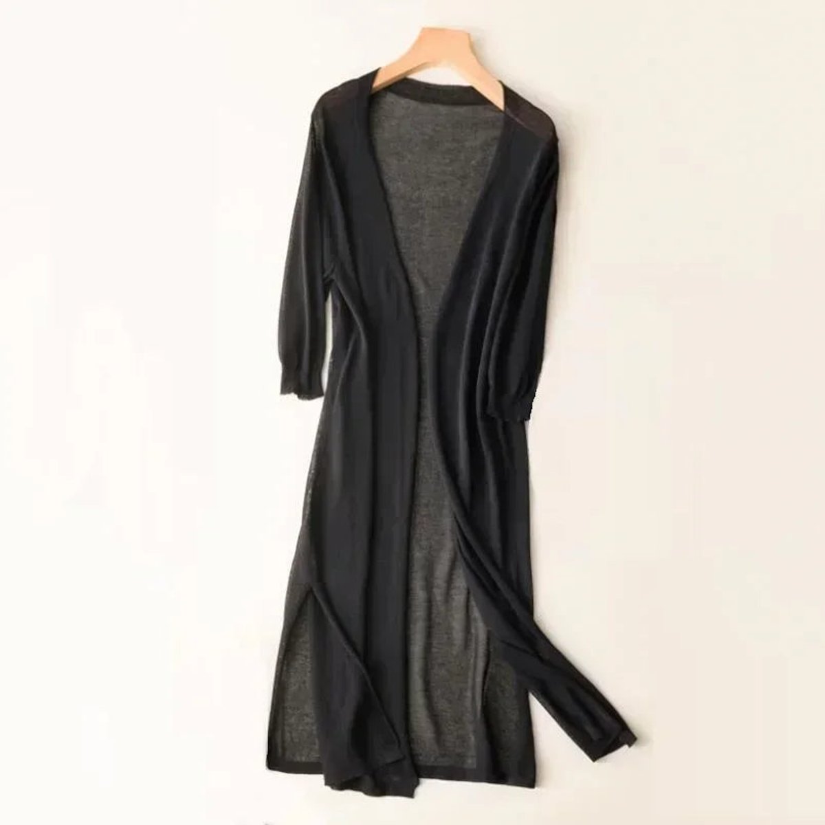 Sophie | Women's Lightweight Long Open-Front Knit Cardigan