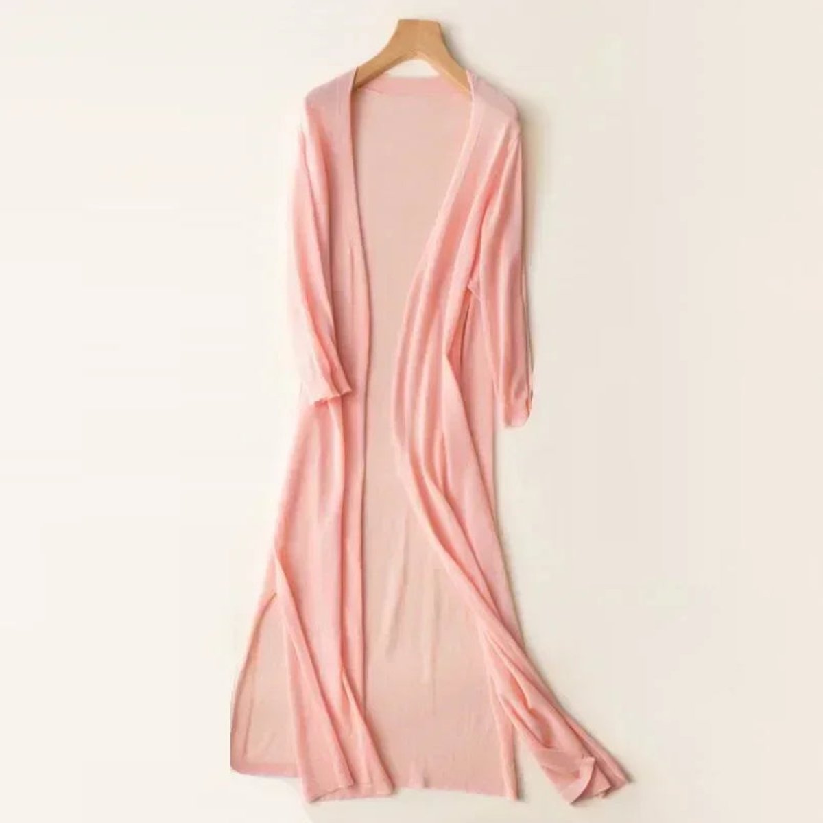 Sophie | Women's Lightweight Long Open-Front Knit Cardigan
