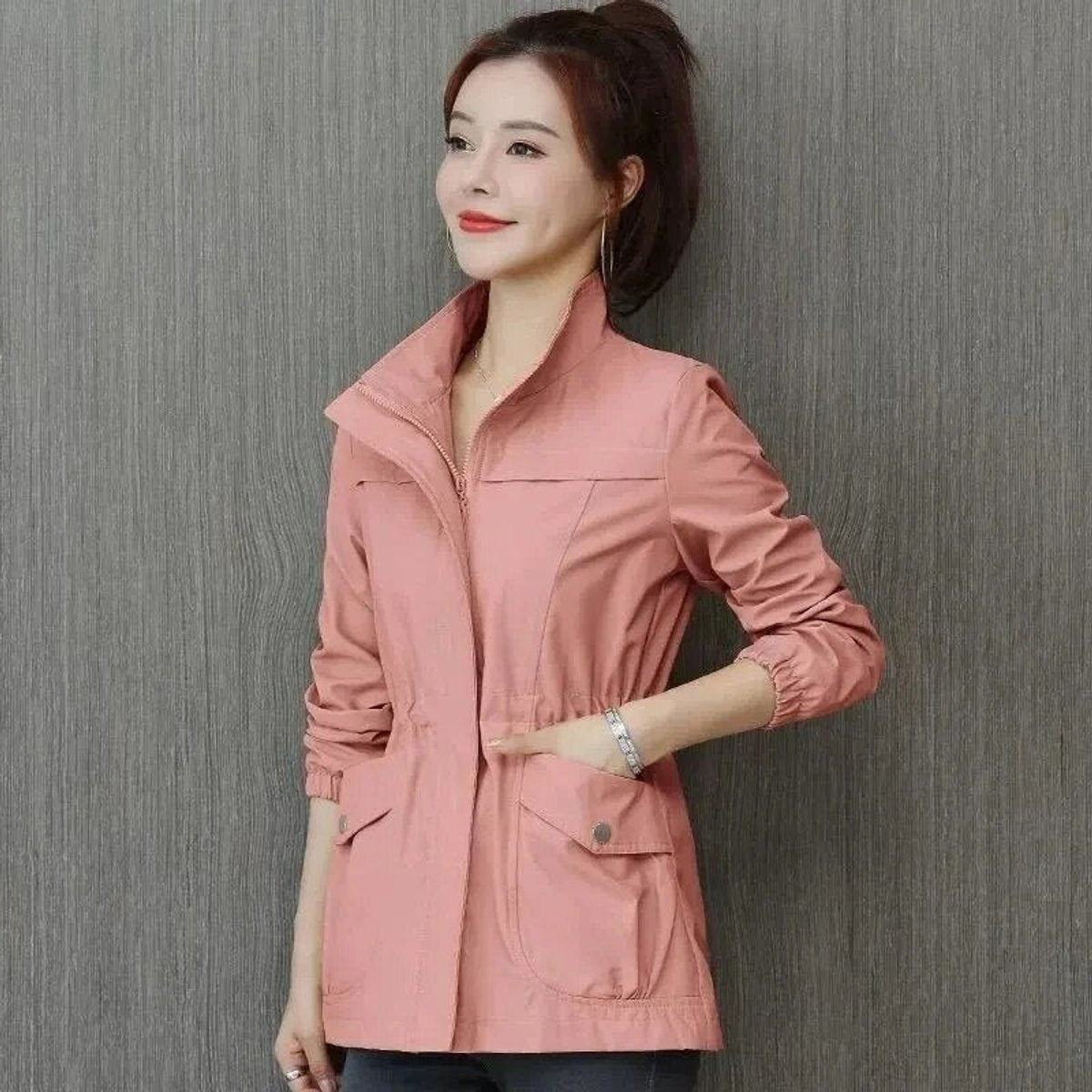 Freya | Women's Lightweight Zip-Up Bomber Jacket